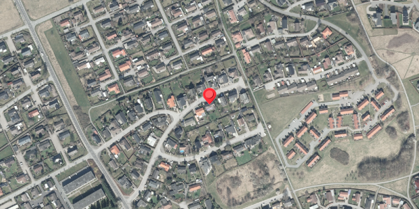 Oversvømmelsesrisiko fra vandløb på Erantisvej 20, 8500 Grenaa