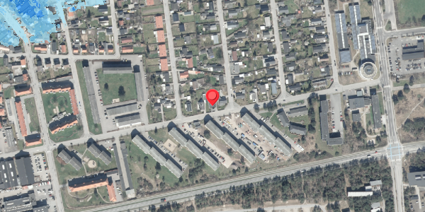 Oversvømmelsesrisiko fra vandløb på Fuglevænget 49, 8500 Grenaa