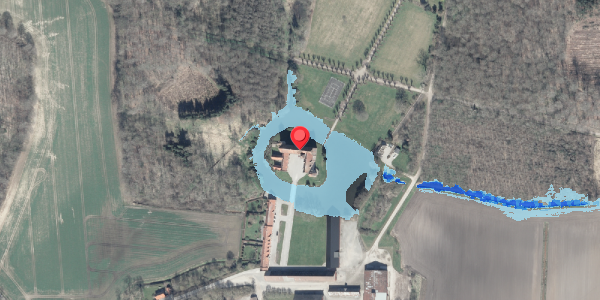 Oversvømmelsesrisiko fra vandløb på Katholm 1, . , 8500 Grenaa