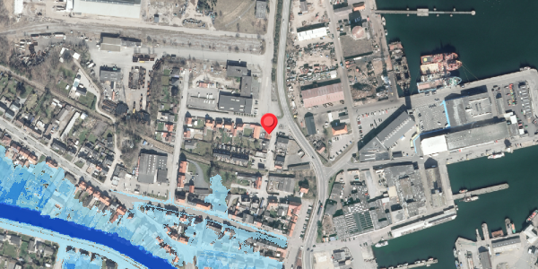Oversvømmelsesrisiko fra vandløb på Klitvej 9, . , 8500 Grenaa