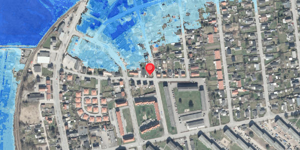 Oversvømmelsesrisiko fra vandløb på Klostervej 11, . , 8500 Grenaa