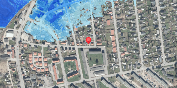 Oversvømmelsesrisiko fra vandløb på Klostervej 19, . , 8500 Grenaa