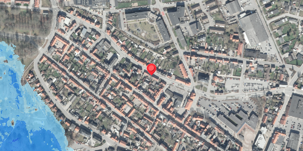 Oversvømmelsesrisiko fra vandløb på Markedsgade 27, . , 8500 Grenaa