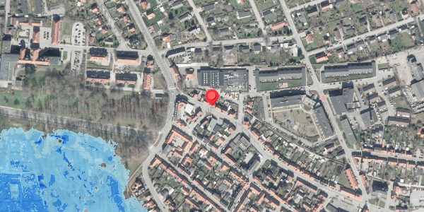 Oversvømmelsesrisiko fra vandløb på Markedsgade 56, . , 8500 Grenaa