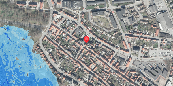 Oversvømmelsesrisiko fra vandløb på Markstræde 2, 8500 Grenaa