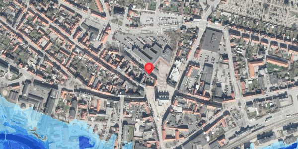 Oversvømmelsesrisiko fra vandløb på Mogensgade 3A, 8500 Grenaa