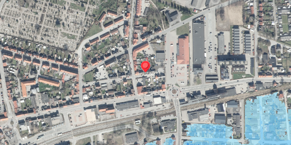 Oversvømmelsesrisiko fra vandløb på Nygade 17, . , 8500 Grenaa