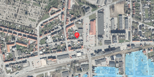 Oversvømmelsesrisiko fra vandløb på Nygade 23, . , 8500 Grenaa