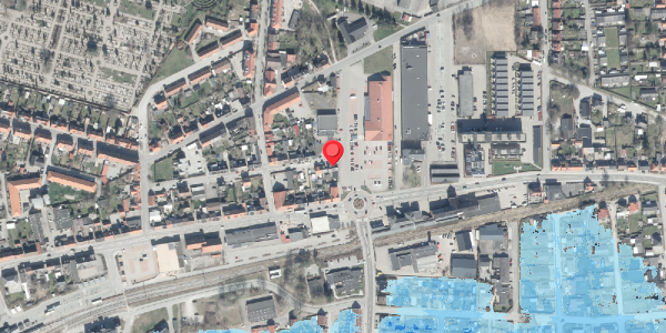 Oversvømmelsesrisiko fra vandløb på Nygade 24, . , 8500 Grenaa