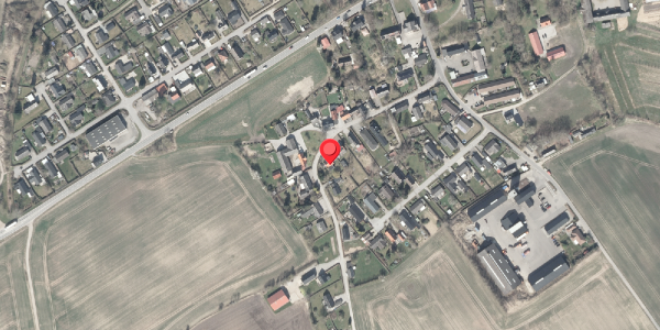Oversvømmelsesrisiko fra vandløb på Petersborgvej 13, 8570 Trustrup