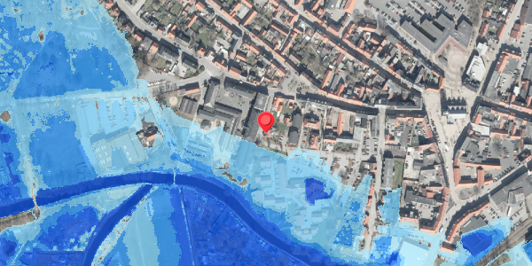 Oversvømmelsesrisiko fra vandløb på Posthaven 5, 8500 Grenaa