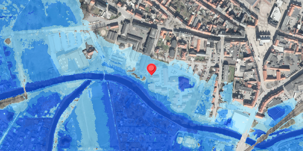 Oversvømmelsesrisiko fra vandløb på Posthaven 6, 8500 Grenaa