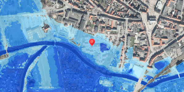 Oversvømmelsesrisiko fra vandløb på Posthaven 38, 8500 Grenaa