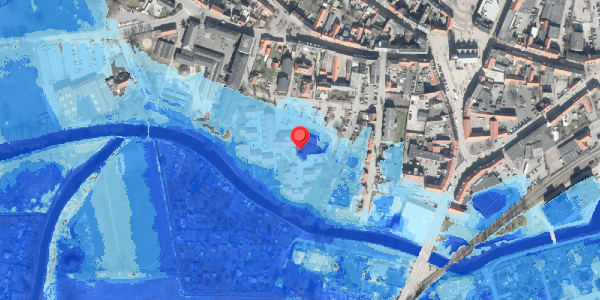 Oversvømmelsesrisiko fra vandløb på Posthaven 50A, . 2, 8500 Grenaa