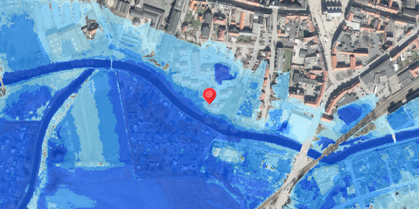Oversvømmelsesrisiko fra vandløb på Posthaven 58, 8500 Grenaa