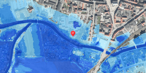 Oversvømmelsesrisiko fra vandløb på Posthaven 60, 8500 Grenaa