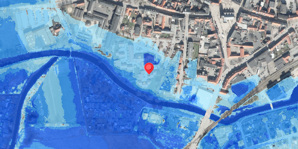 Oversvømmelsesrisiko fra vandløb på Posthaven 66, 8500 Grenaa