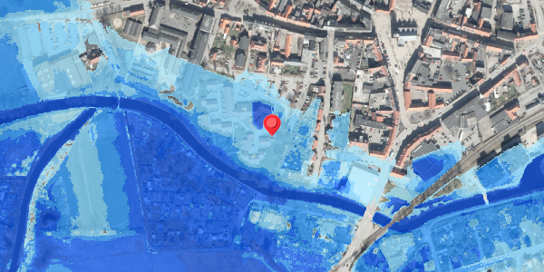 Oversvømmelsesrisiko fra vandløb på Posthaven 70, 8500 Grenaa