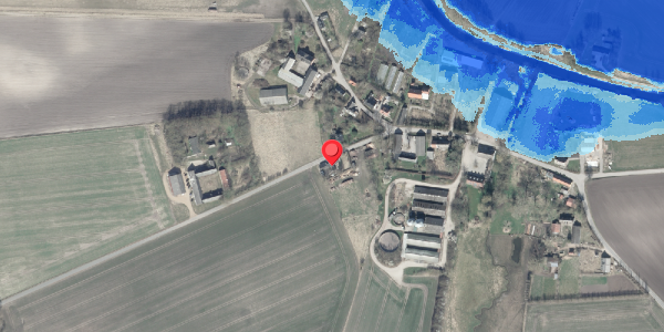 Oversvømmelsesrisiko fra vandløb på Revnvej 21, 8500 Grenaa
