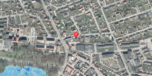 Oversvømmelsesrisiko fra vandløb på Rosenvang 2, . , 8500 Grenaa