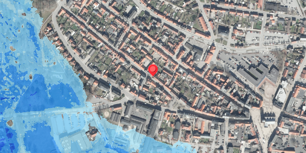Oversvømmelsesrisiko fra vandløb på Storegade 34, . , 8500 Grenaa