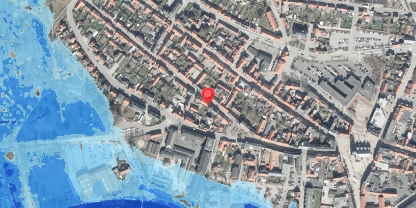 Oversvømmelsesrisiko fra vandløb på Storegade 39A, . , 8500 Grenaa