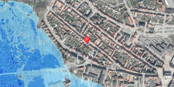 Oversvømmelsesrisiko fra vandløb på Storegade 49B, . , 8500 Grenaa