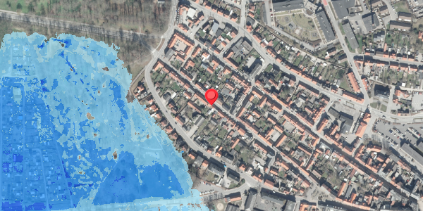 Oversvømmelsesrisiko fra vandløb på Storegade 61, 8500 Grenaa