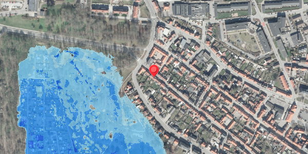 Oversvømmelsesrisiko fra vandløb på Storegade 73, 8500 Grenaa