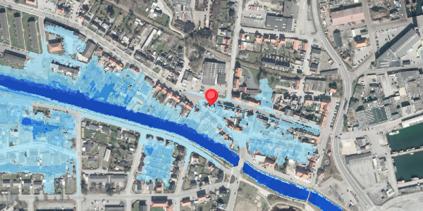 Oversvømmelsesrisiko fra vandløb på Strandgade 31, . , 8500 Grenaa