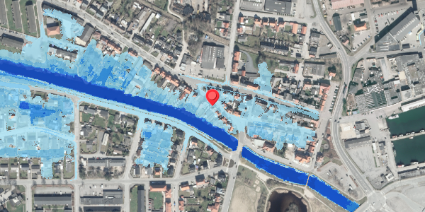 Oversvømmelsesrisiko fra vandløb på Søgade 29, . , 8500 Grenaa