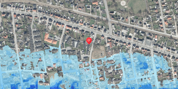 Oversvømmelsesrisiko fra vandløb på Ådalen 2A, 8500 Grenaa
