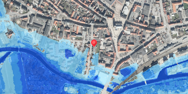 Oversvømmelsesrisiko fra vandløb på Ågade 9N, . , 8500 Grenaa