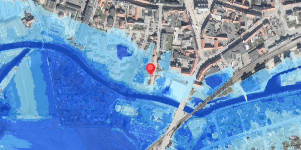 Oversvømmelsesrisiko fra vandløb på Ågade 14, 8500 Grenaa