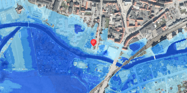 Oversvømmelsesrisiko fra vandløb på Ågade 16, 8500 Grenaa