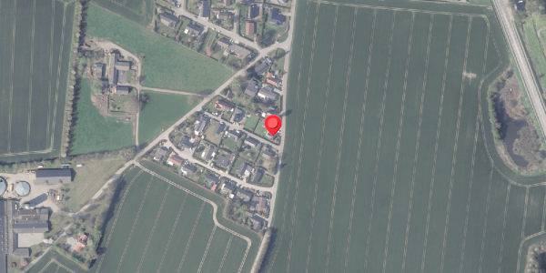 Oversvømmelsesrisiko fra vandløb på Amdrupvej 12, . , 8370 Hadsten