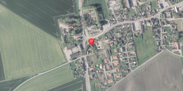 Oversvømmelsesrisiko fra vandløb på Erslevvej 2, . , 8370 Hadsten