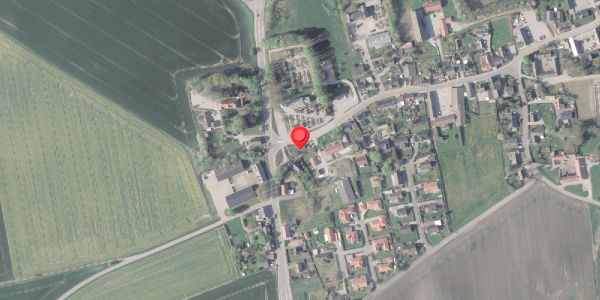 Oversvømmelsesrisiko fra vandløb på Erslevvej 4, . , 8370 Hadsten