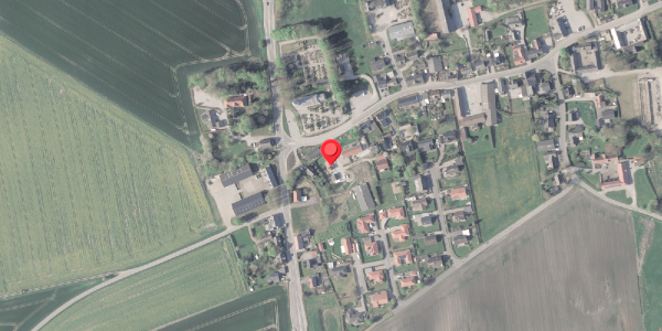 Oversvømmelsesrisiko fra vandløb på Erslevvej 6, . , 8370 Hadsten