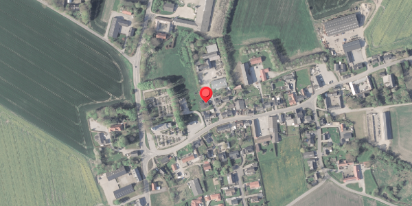 Oversvømmelsesrisiko fra vandløb på Erslevvej 9, . , 8370 Hadsten