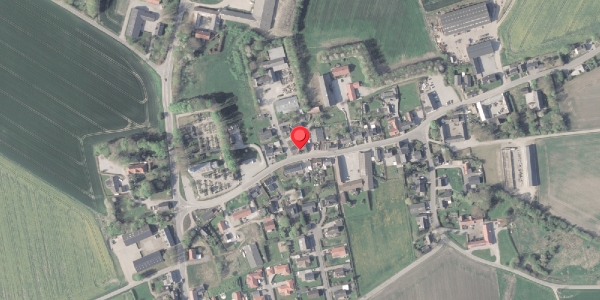 Oversvømmelsesrisiko fra vandløb på Erslevvej 17, . , 8370 Hadsten