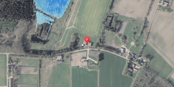 Oversvømmelsesrisiko fra vandløb på Faurskovvej 20, . , 8370 Hadsten