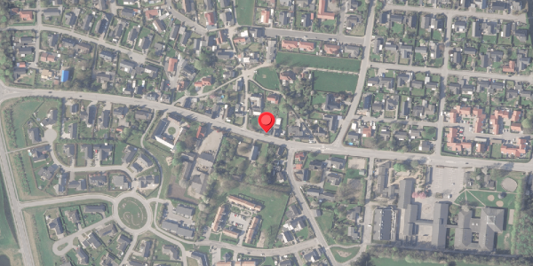 Oversvømmelsesrisiko fra vandløb på Hammelvej 18, . , 8370 Hadsten