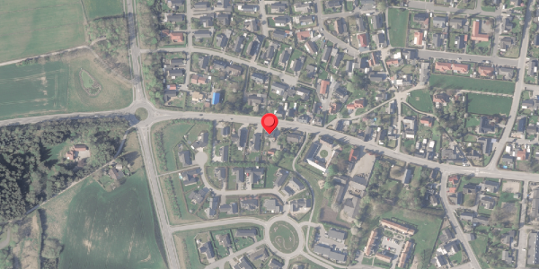 Oversvømmelsesrisiko fra vandløb på Hammelvej 25, . , 8370 Hadsten