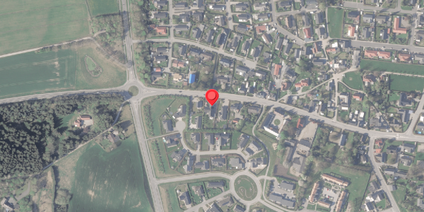 Oversvømmelsesrisiko fra vandløb på Hammelvej 27, . , 8370 Hadsten