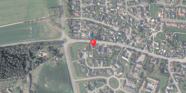 Oversvømmelsesrisiko fra vandløb på Hammelvej 29, 8370 Hadsten