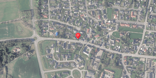 Oversvømmelsesrisiko fra vandløb på Hammelvej 30, 8370 Hadsten