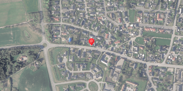 Oversvømmelsesrisiko fra vandløb på Hammelvej 32, . , 8370 Hadsten