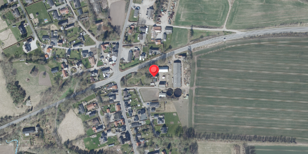 Oversvømmelsesrisiko fra vandløb på Hammelvej 43, . , 8370 Hadsten