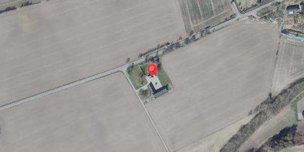 Oversvømmelsesrisiko fra vandløb på Hammelvej 49A, 8370 Hadsten